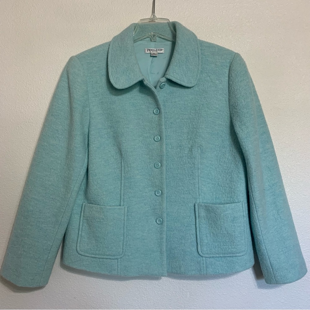 Pendleton 100% Merino Wool Jacket Blazer Petite XL